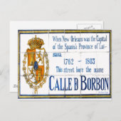 Bourbon Street Briefkaart (Voorkant / Achterkant)
