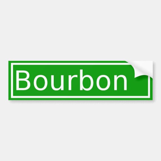 Bourbon Street Bumpersticker (Voorkant)