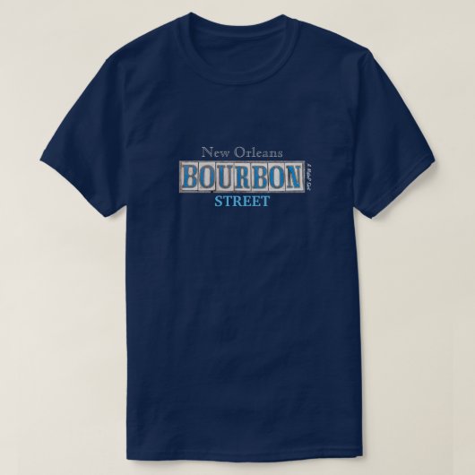 Bourbon Street - Een MisterP Shirt (Design voorkant)