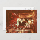 Bourbon Street Jazz New Orleans, Briefkaart (Voorkant / Achterkant)