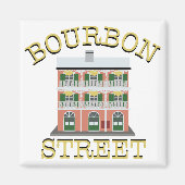 Bourbon Street Magneet (Voorkant)