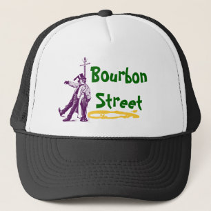 Bourbon Street New Orleans Classic Mardi Gras Gift Trucker Pet