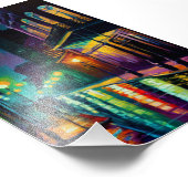 Bourbon Street, New Orleans, Franse wijk Foto Afdruk (Hoek)