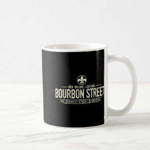 Bourbon Street New Orleans Louisiana in distressed Koffiemok