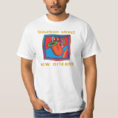 Bourbon Street New Orleans T-shirt (Voorkant)