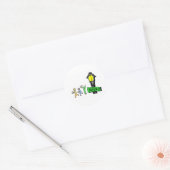 Bourbon Street Ronde Sticker (Envelop)