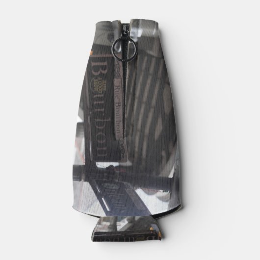 Bourbon Street Sign Bottle Cooler (Achterkant)