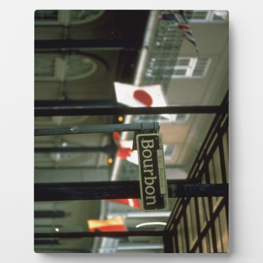 Bourbon Street Sign in New Orleans Fotoplaat (Voorkant)