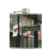 Bourbon Street Sign in New Orleans Heupfles (Voorkant)