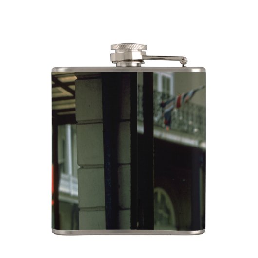 Bourbon Street Sign in New Orleans Heupfles (Achterkant)