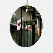 Bourbon Street Sign in New Orleans Keramisch Ornament (Rechts)