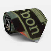 Bourbon Street Sign in New Orleans Stropdas (Opgerold)