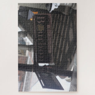 Bourbon Street Sign Jigzaag Puzzle Legpuzzel