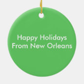 Bourbon Street Sign Keramisch Ornament (Achterkant)