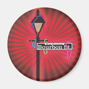 Bourbon Street Sign Magneet