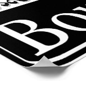 Bourbon Street Sign Poster (Hoek)