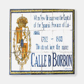 Bourbon Street Tegels Magneet (Voorkant)