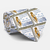 Bourbon Street Tegels Stropdas (Opgerold)