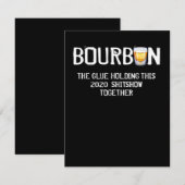 Bourbon The Glue Holding deze 2020-show Bedankkaart (Voorkant / Achterkant)