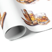 Bourbon Thema Inpakpapier Bruidegom cadeau  (Rol Hoek)