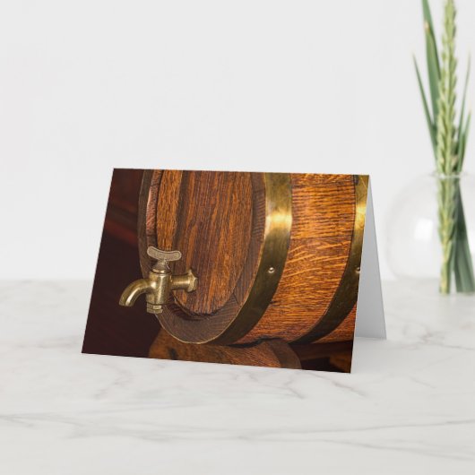 BOURBON VAT VERJAARDAGSCAART KAART (Voorkant)