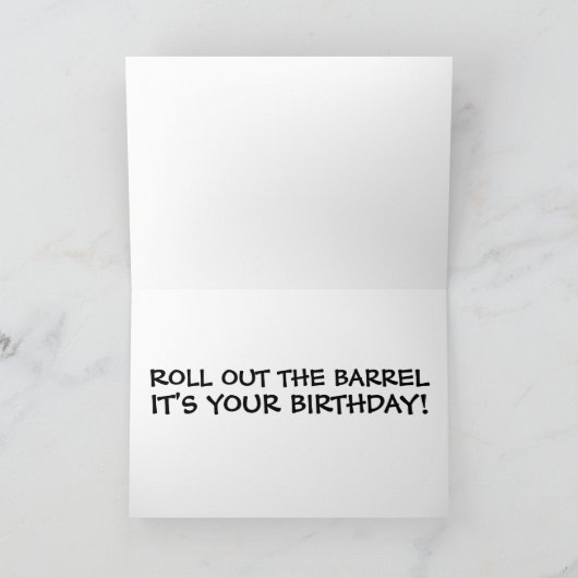 BOURBON VAT VERJAARDAGSKAART KAART (Binnen)