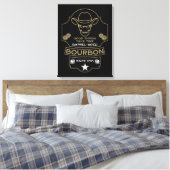 Bourbon Whiskey Art Canvas Afdruk (Insitu (Slaapkamer))