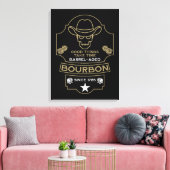 Bourbon Whiskey Art Canvas Afdruk (Insitu (Woonkamer))