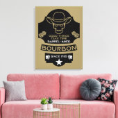Bourbon Whiskey Art Canvas Afdruk (Insitu (Woonkamer))