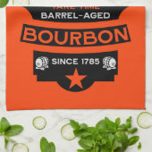 Bourbon Whiskey Art Theedoek (Gevouwen)
