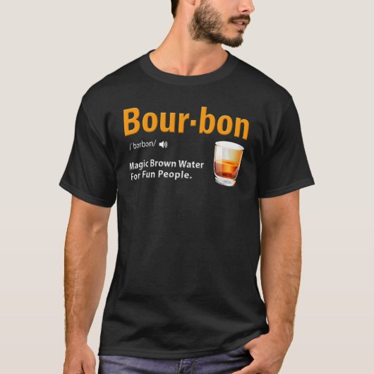 Bourbon Whiskey Bourbon Definitie 2 T-shirt (Voorkant)