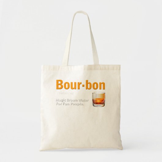 Bourbon Whiskey Lover Bourbon - Definitie Tote Bag (Voorkant)