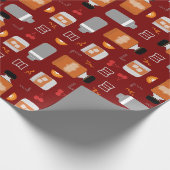 bourbon-whiskeypatroon cadeaupapier (Hoek)