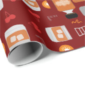 bourbon-whiskeypatroon cadeaupapier (Rol Hoek)