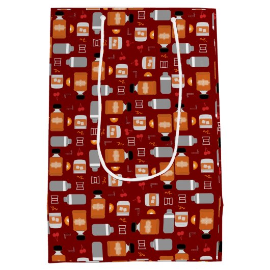 bourbon-whiskeypatroon medium cadeauzakje (Achterkant)