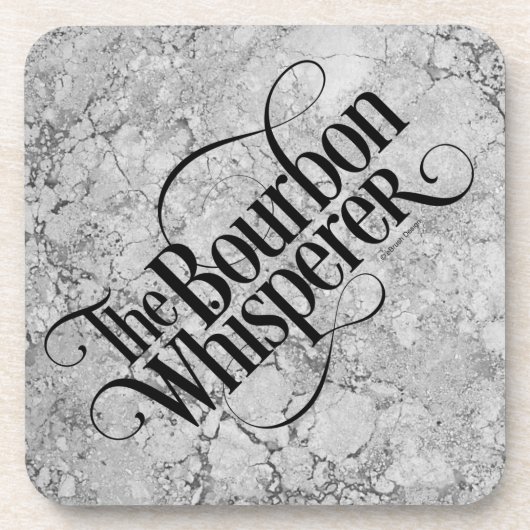 Bourbon Whisperer Drankjes Onderzetter (Voorkant)