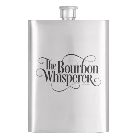 Bourbon Whisperer Flask Flacon (Voorkant)
