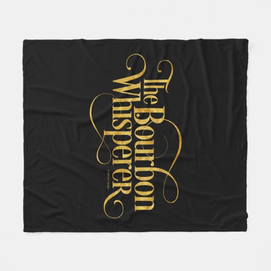 Bourbon Whisperer Fleece Blanket (Voorkant (Horizontaal))