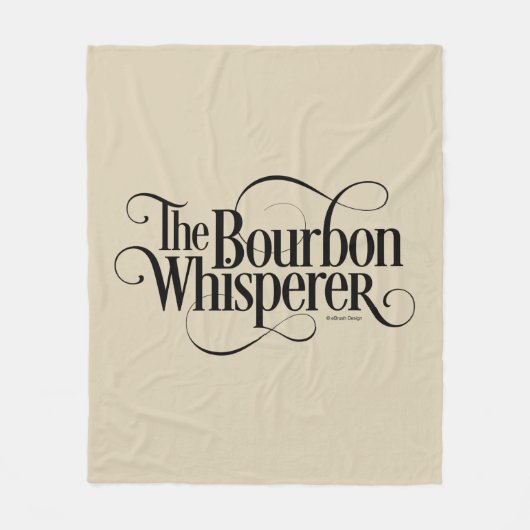 Bourbon Whisperer Fleece Deken (Voorkant)