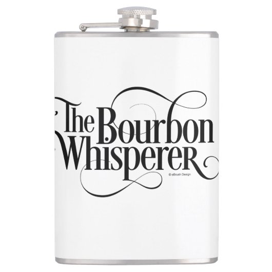 Bourbon Whisperer Heupfles (Voorkant)