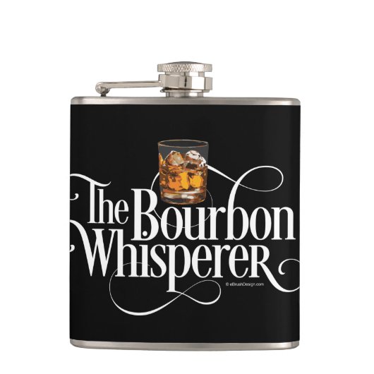 Bourbon Whisperer Hip Flask Heupfles (Voorkant)