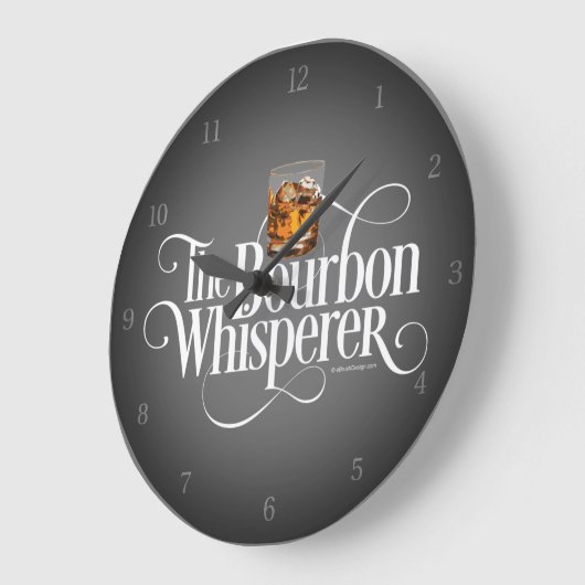 Bourbon Whisperer Large Clock Grote Klok (Hoek)