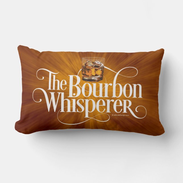Bourbon Whisperer Lumbar Pillow Kussen (Voorkant)