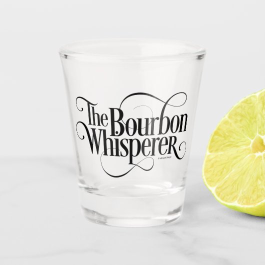 Bourbon Whisperer Shot Glas (Voorkant)