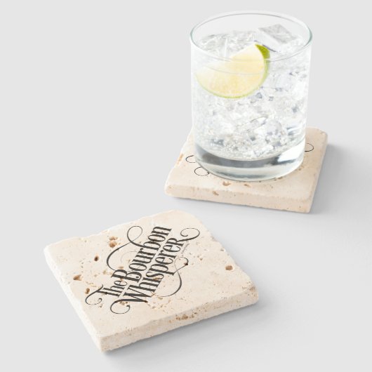 Bourbon Whisperer Stenen Onderzetter (Zijkant)