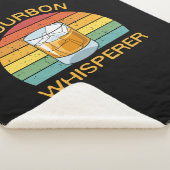 Bourbon Whisperer Whiskey Bourbon Drink Gift Sherpa Deken (3/4)