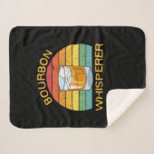 Bourbon Whisperer Whiskey Bourbon Drink Gift Sherpa Deken (Voorkant (horizontaal))