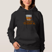 Bourbon Whisperer   Whiskey Themed  Drinking Hoodie (Voorkant)