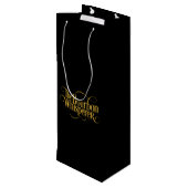 Bourbon Whisperer Wijn Cadeautas (Achterkant Gekanteld)