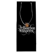 Bourbon Whisperer Wine Gift Bag Wijn Cadeautas (Achterkant)